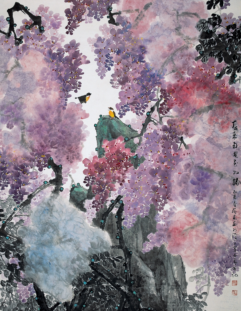 春来南国花如绣180×142cm
